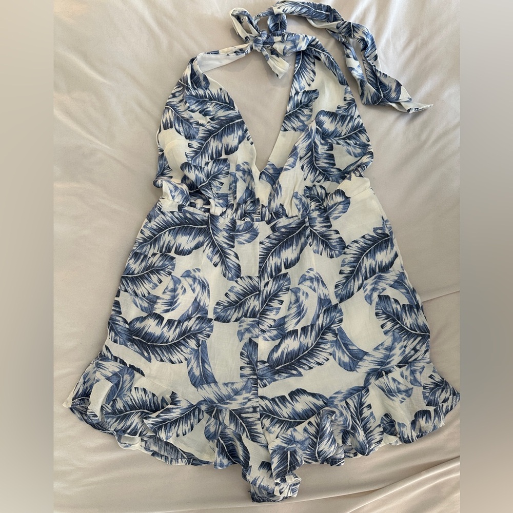 mi ami Tropical Backless Romper 🌴